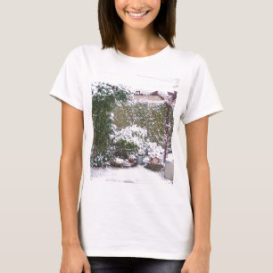 Christmas Season, Snow in the garden T-Shirt