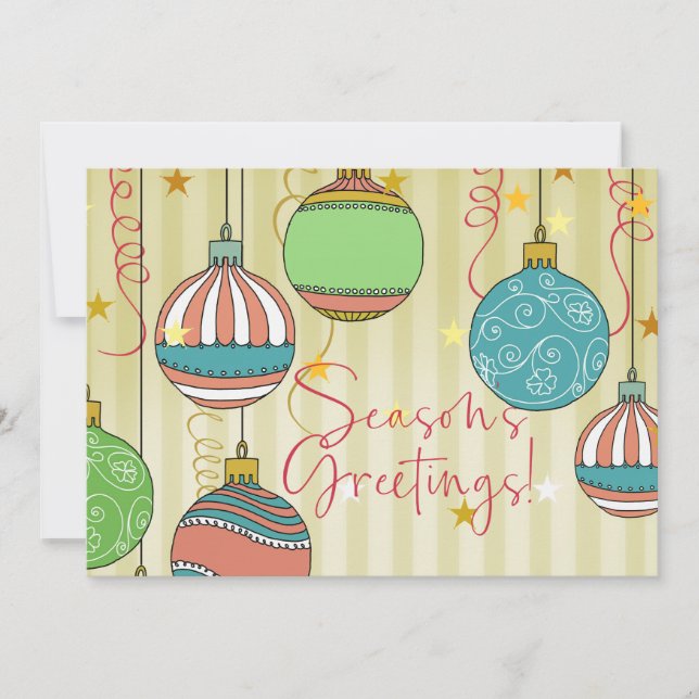 Christmas Season's Greetings! Card (Front)