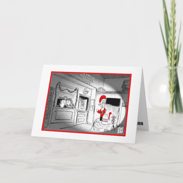 CHRISTMAS: "SECRET SANTA" HOLIDAY CARD (Front)