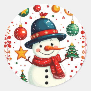 Christmas Series 3 - Snowman Stickers