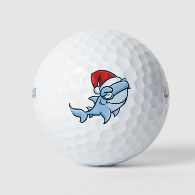 Christmas shark golf balls (Front)