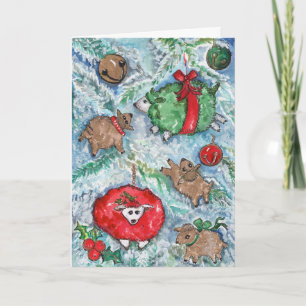 Christmas Sheep, All I want for Christmas is ewe Holiday Card