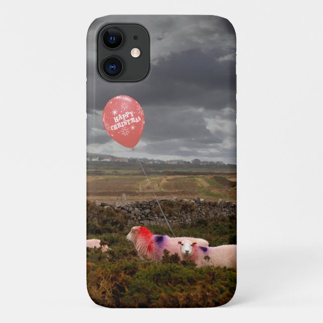 Christmas sheep Case-Mate iPhone case (Back)