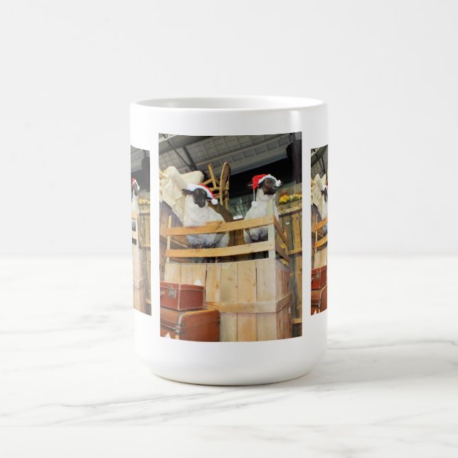 Christmas sheep coffee mug (Center)