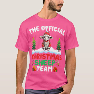 Christmas Sheep Team Sheep Christmas Tree Xmas Lig T-Shirt