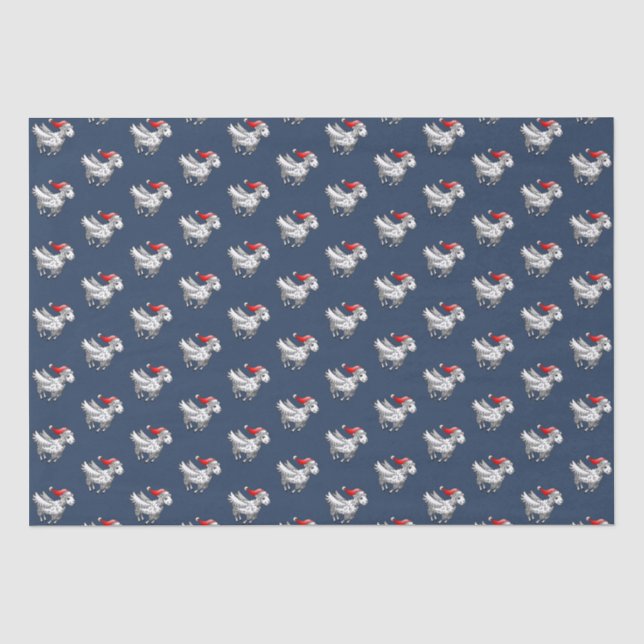  Christmas Sheeps Tissue Paper (Front)