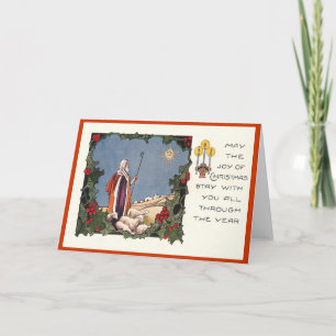 Christmas Shepherd Holiday Card