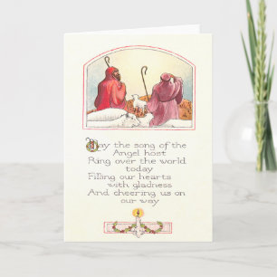 Christmas Shepherds Holiday Card