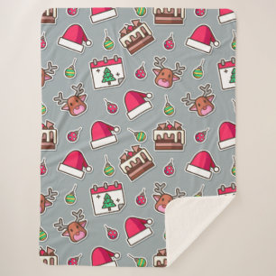 Christmas Sherpa Blanket