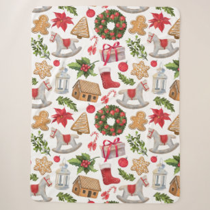 Christmas Sherpa Blanket