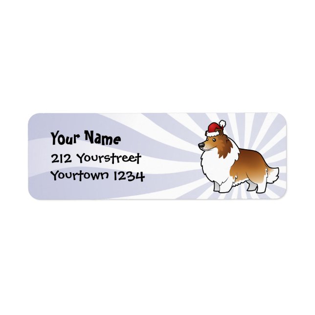 Christmas Shetland Sheepdog / Collie (Front)