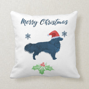 Christmas Shetland Sheepdog Sheltie Dog Cushion