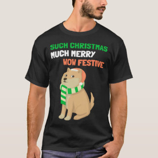 Christmas  Shiba Inu Doge Memes T-Shirt