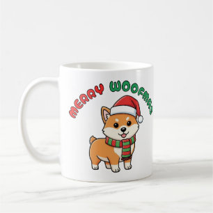 Christmas Shiba Inu Mug: Merry Woofmas Coffee Mug