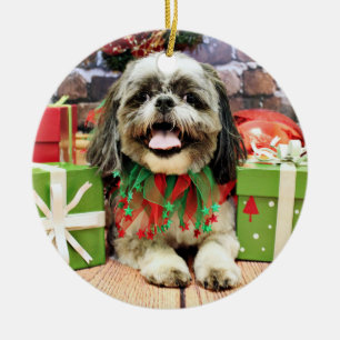 Christmas - Shih Tzu - Jake Ceramic Tree Decoration