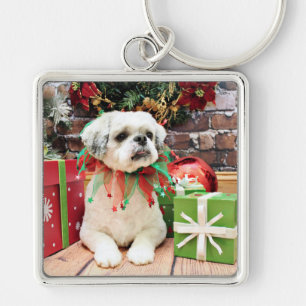 Christmas - Shih Tzu - Teddy Key Ring