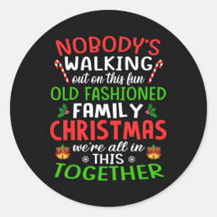 Christmas Shirt Classic Round Sticker
