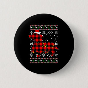Christmas Shirt For Dachshund Lover Gift Santa Buf 6 Cm Round Badge