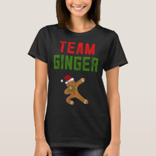 Christmas Shirt For Kids Team Ginger Dabbing Ginge