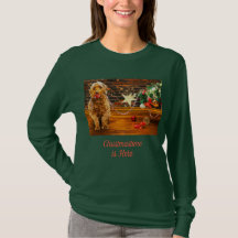 Christmas shirt long sleeve womens goldendoodle