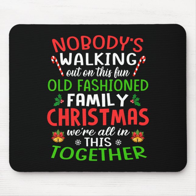 Christmas Shirt  Mouse Mat (Front)