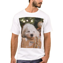 Christmas Shirt with Cute Dog Design