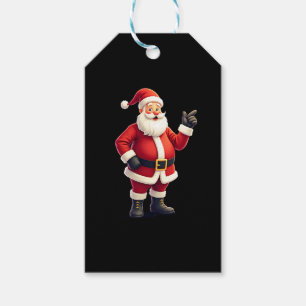 Christmas Shirts for Boys Kids Dabbing Santa Xmas  Gift Tags