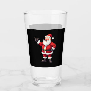 Christmas Shirts for Boys Kids Dabbing Santa Xmas Glass