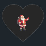 Christmas Shirts for Boys Kids Dabbing Santa Xmas  Heart Sticker<br><div class="desc">Christmas Shirts for Boys Kids Dabbing Santa Xmas (2)</div>