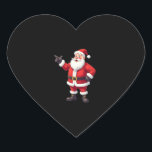 Christmas Shirts for Boys Kids Dabbing Santa Xmas  Heart Sticker<br><div class="desc">Christmas Shirts for Boys Kids Dabbing Santa Xmas (3)</div>