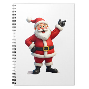 Christmas Shirts for Boys Kids Dabbing Santa Xmas Notebook