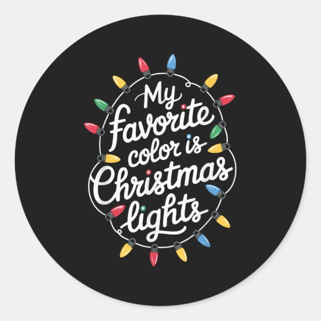 Christmas Shirts Merry And Bright Shirt Funny Xmas Classic Round Sticker (Front)