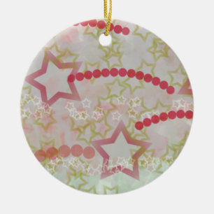 Christmas Shooting star onament Ceramic Tree Decoration