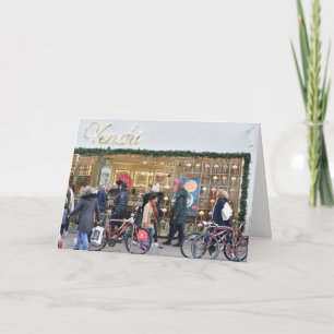 Christmas Shoppers King's Road London Photography Card