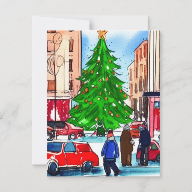 Christmas Shopping Card (Front)
