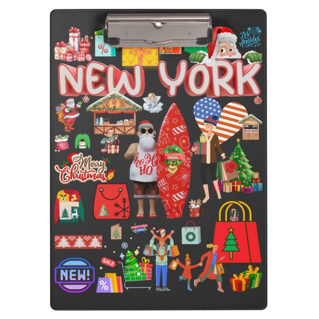 Christmas Shopping Clipboard (Front)