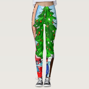 Christmas Shopping Leggings
