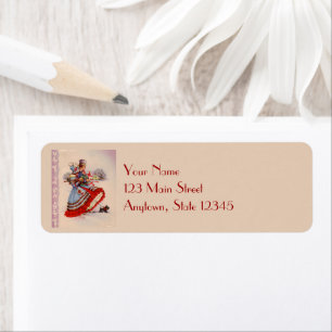 Christmas Shopping Return Address Labels