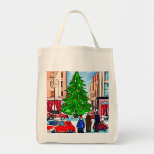 Christmas Shopping Tote Bag