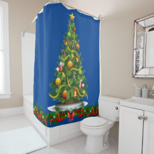 Christmas Shower Curtain