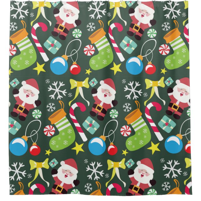 Christmas Shower Curtain (Front)