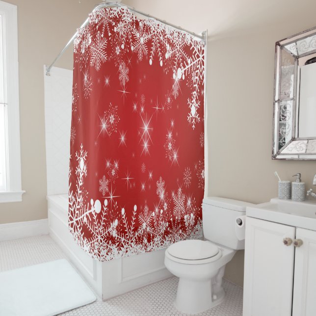 Christmas Shower Curtain (In Situ)