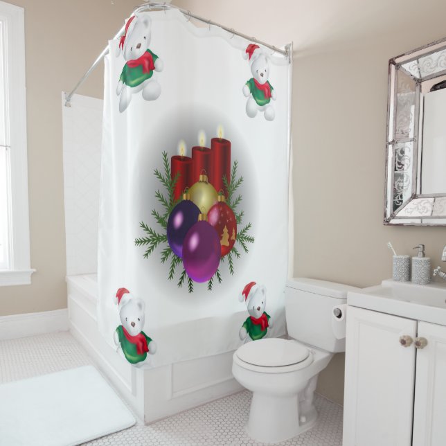 Christmas shower curtain (In Situ)