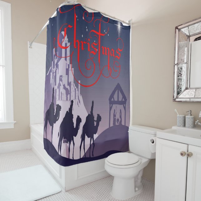 Christmas shower curtain (In Situ)