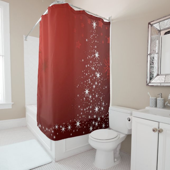 Christmas Shower Curtain (In Situ)