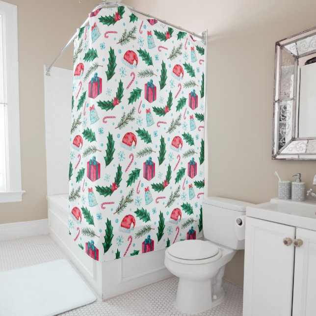 Christmas Shower Curtain (In Situ)