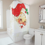 Christmas Shower Curtain, Santa Shower Curtain<br><div class="desc">Christmas Shower Curtain Something for everyone offers customised personalised items especially for you designed to enhance the beauty of your home or a loved one. This uniquely designed Christmas circle ornament will impress your friends and family. People enjoy drinking their favourite hot chocolate or coffee in this unique Christmas mug....</div>