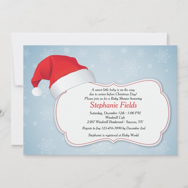Christmas Shower Invitation (Front)