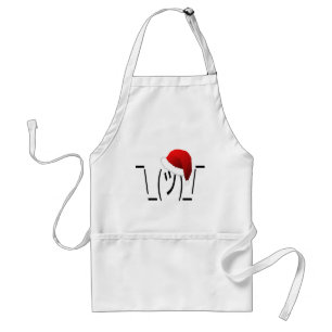christmas shrug emoji standard apron