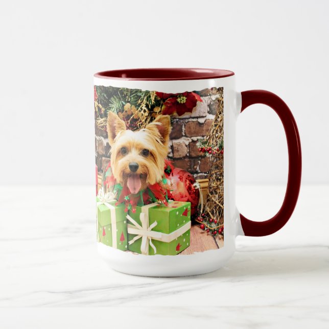 Christmas - Silky Terrier - Haley Mug (Right)